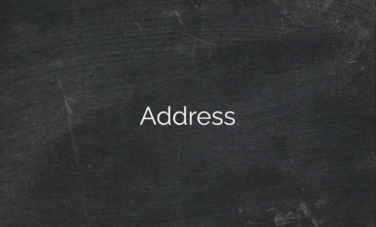 Address