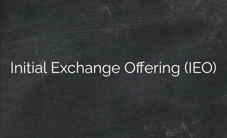 Initial Exchange Offering (IEO)