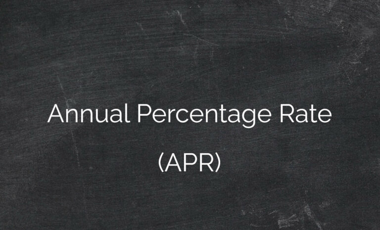Annual Percentage Rate (APR)