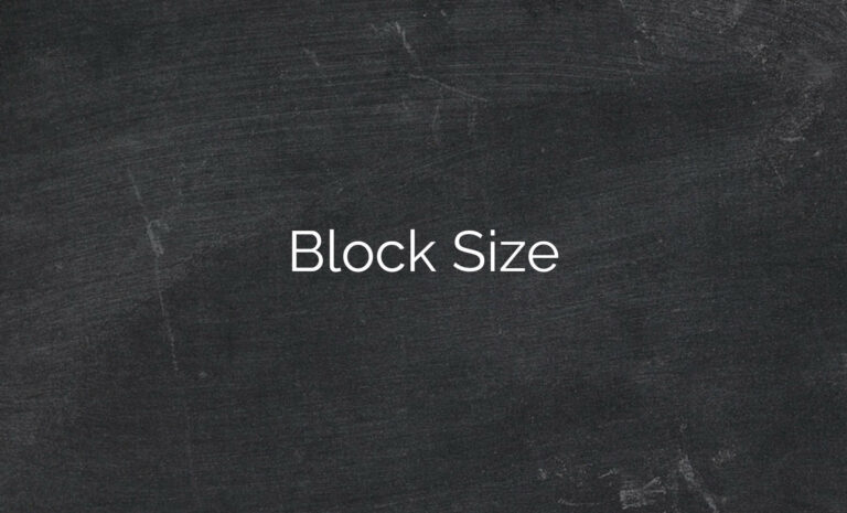 Block Size