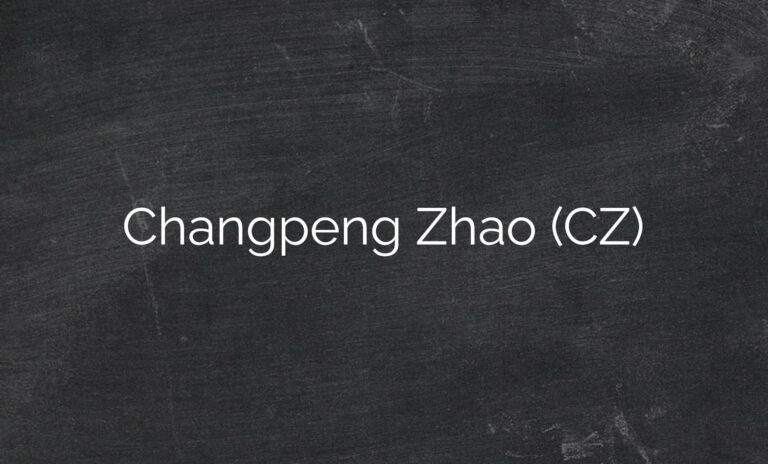 Changpeng Zhao (CZ)