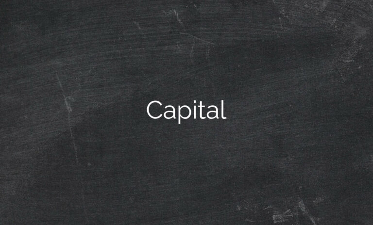 Capital