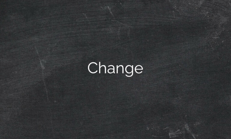 Change