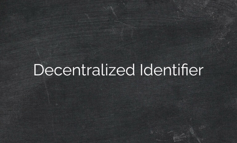 Decentralized Identifier (DID)