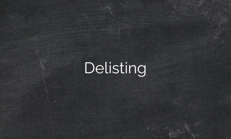 Delisting