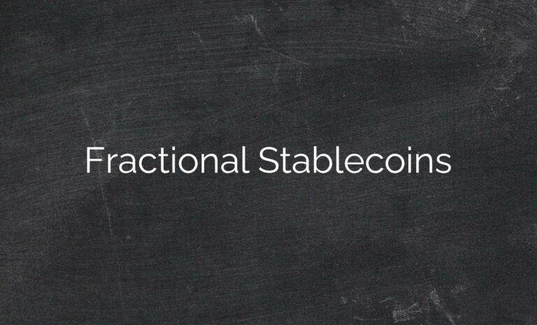 Fractional Stablecoins