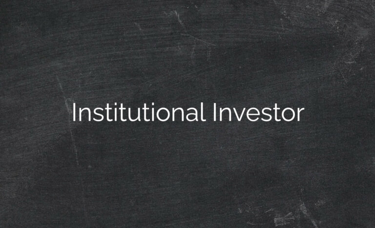 Institutional Investors