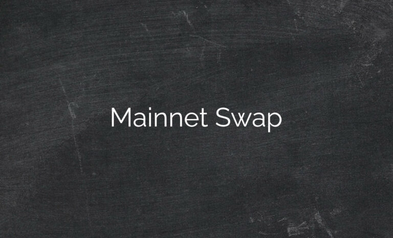 Mainnet Swap