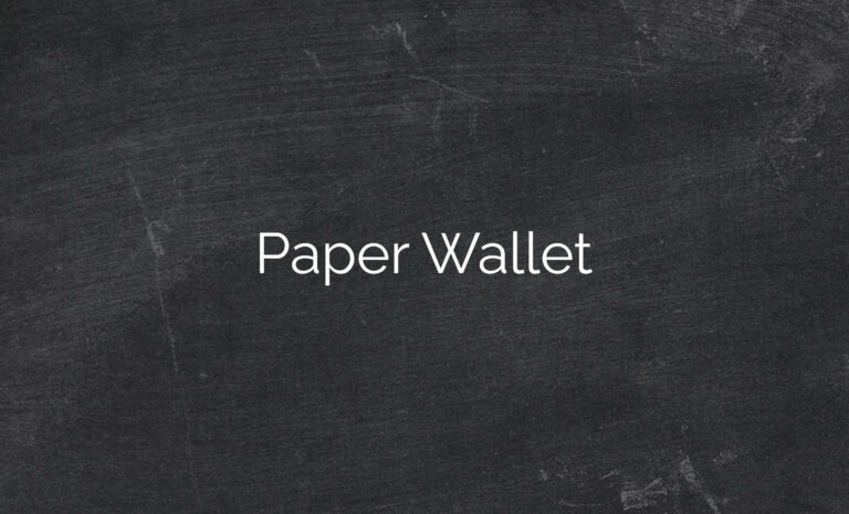 Paper Wallet