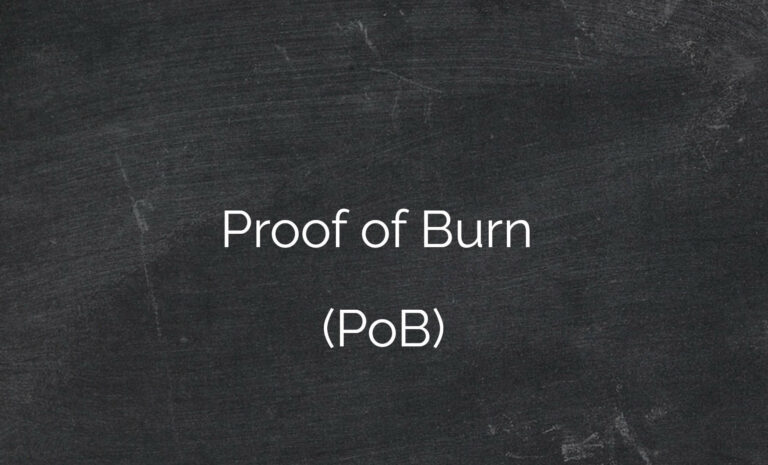 Proof of Burn (PoB)