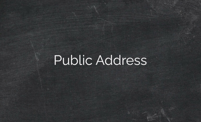 Public Address