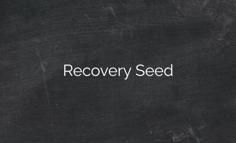 Recovery Seed