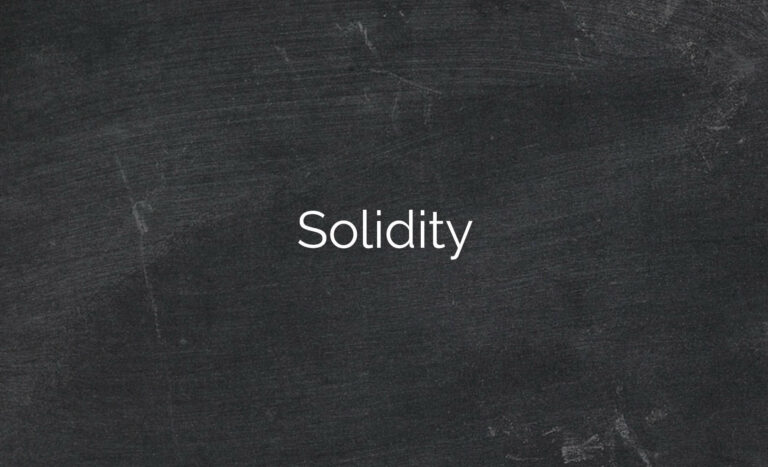 Solidity