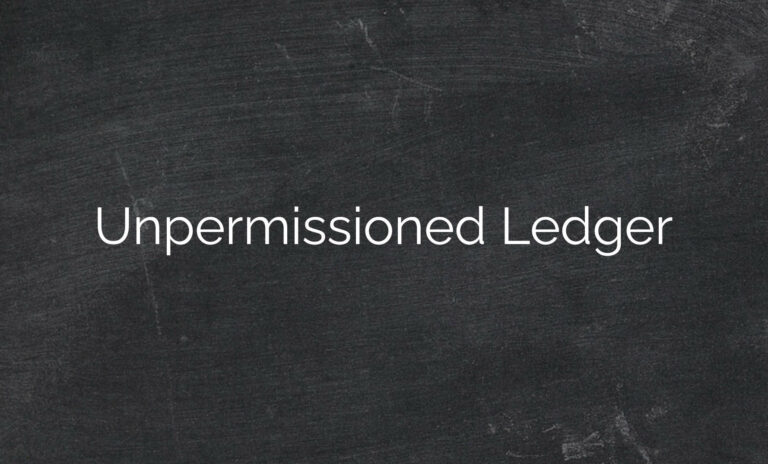 Unpermissioned Ledger