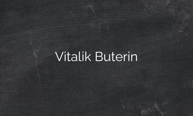 Vitalik Buterin