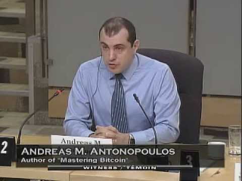 Bitcoin Erklärvideo Andreas Antonopoulos – Präsentation im kanadischen Senat