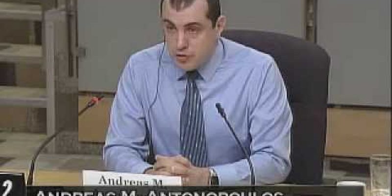 Bitcoin Erklärvideo Andreas Antonopoulos – Deep Dive Session im kanadischen Senat