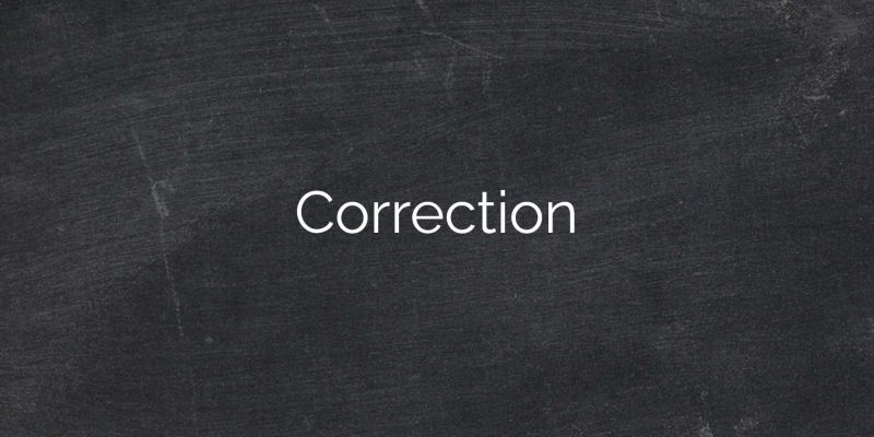 Correction1